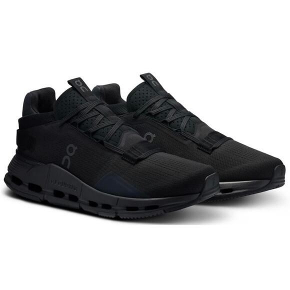 On Running Cloudnova Cloudtec Athletic Sneakers Men’s Size 9 Black - Picture 1 of 8
